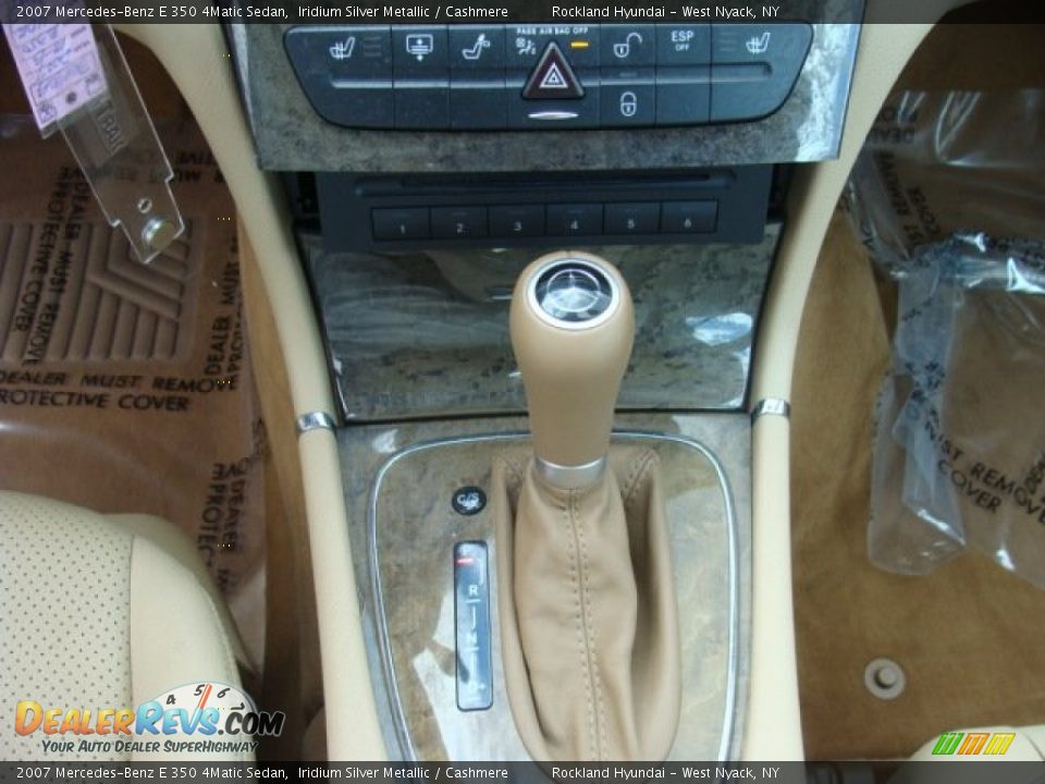2007 Mercedes-Benz E 350 4Matic Sedan Iridium Silver Metallic / Cashmere Photo #18