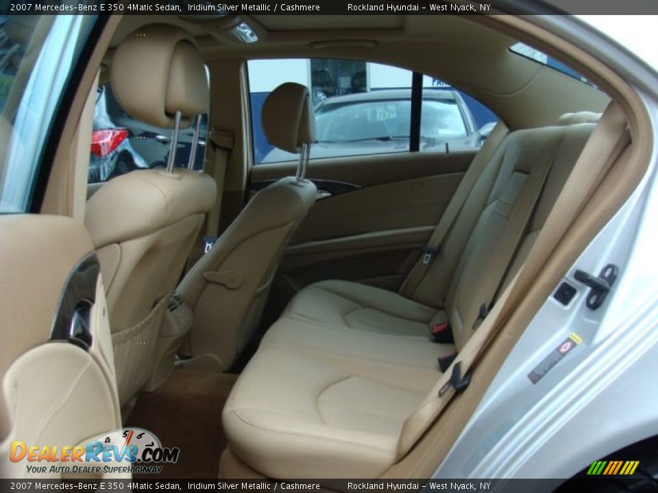 2007 Mercedes-Benz E 350 4Matic Sedan Iridium Silver Metallic / Cashmere Photo #19
