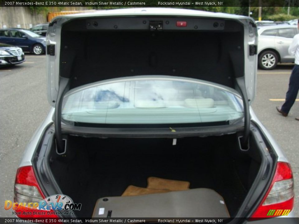 2007 Mercedes-Benz E 350 4Matic Sedan Iridium Silver Metallic / Cashmere Photo #20