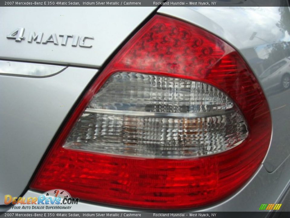2007 Mercedes-Benz E 350 4Matic Sedan Iridium Silver Metallic / Cashmere Photo #21