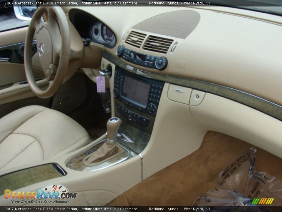 2007 Mercedes-Benz E 350 4Matic Sedan Iridium Silver Metallic / Cashmere Photo #24
