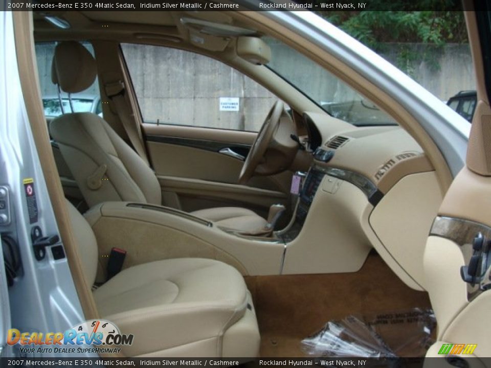 2007 Mercedes-Benz E 350 4Matic Sedan Iridium Silver Metallic / Cashmere Photo #25