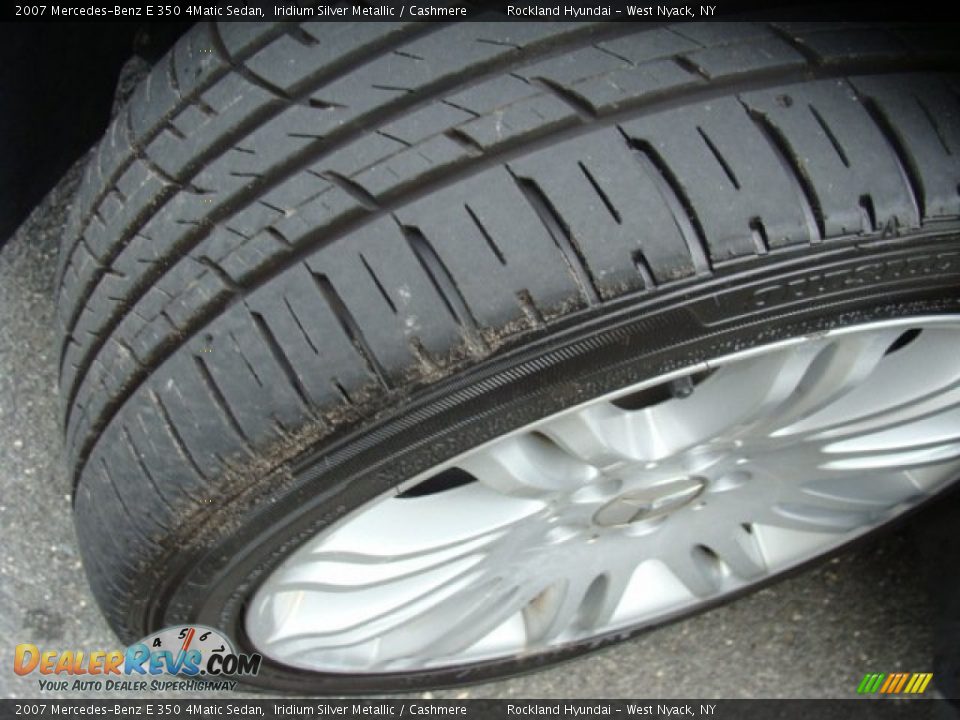 2007 Mercedes-Benz E 350 4Matic Sedan Iridium Silver Metallic / Cashmere Photo #27