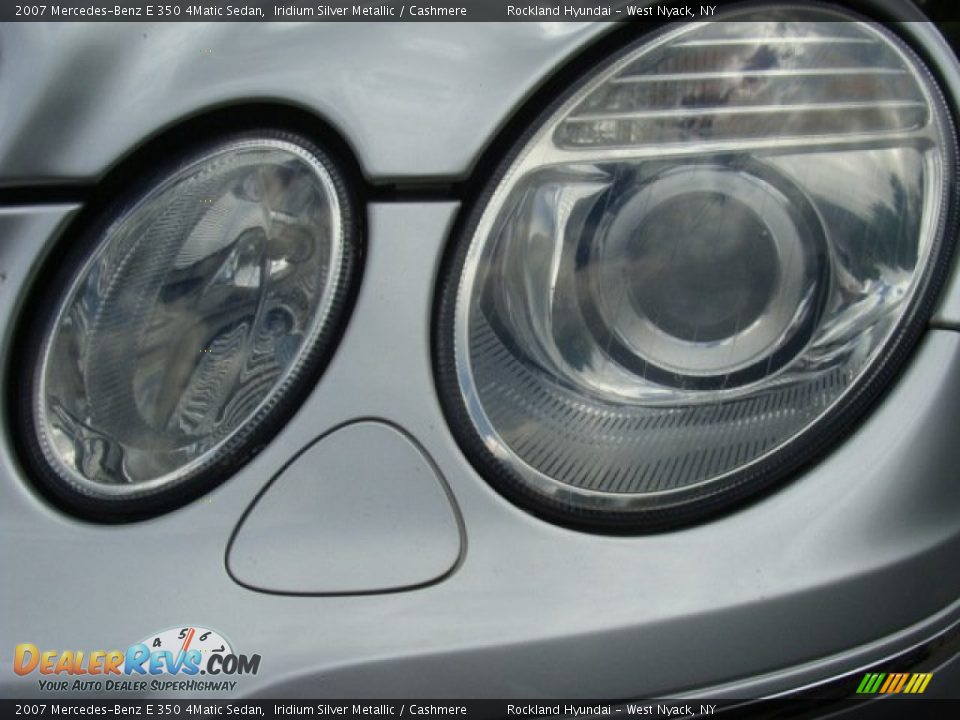 2007 Mercedes-Benz E 350 4Matic Sedan Iridium Silver Metallic / Cashmere Photo #29
