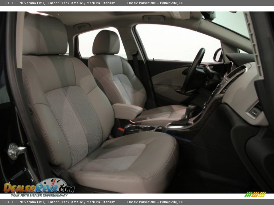 2013 Buick Verano FWD Carbon Black Metallic / Medium Titanium Photo #21