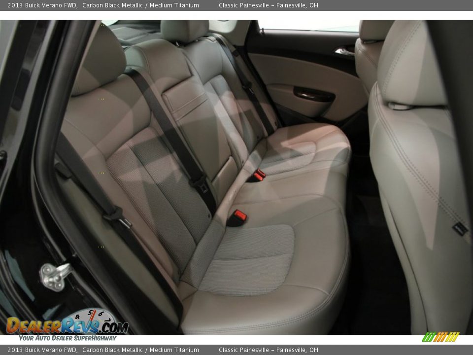 2013 Buick Verano FWD Carbon Black Metallic / Medium Titanium Photo #22