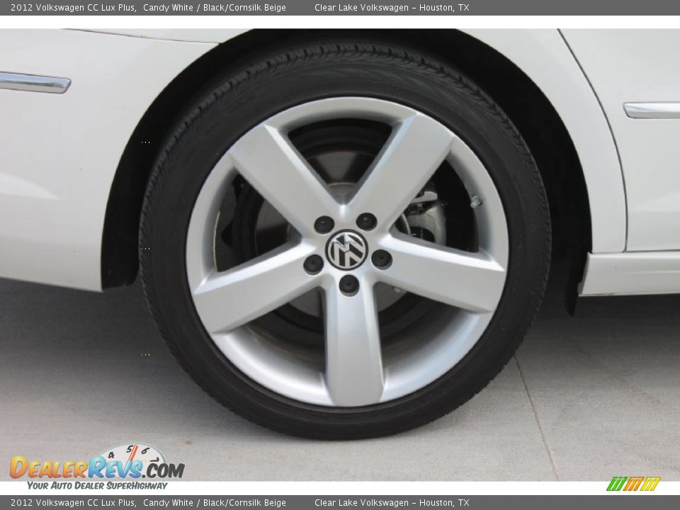 2012 Volkswagen CC Lux Plus Candy White / Black/Cornsilk Beige Photo #10