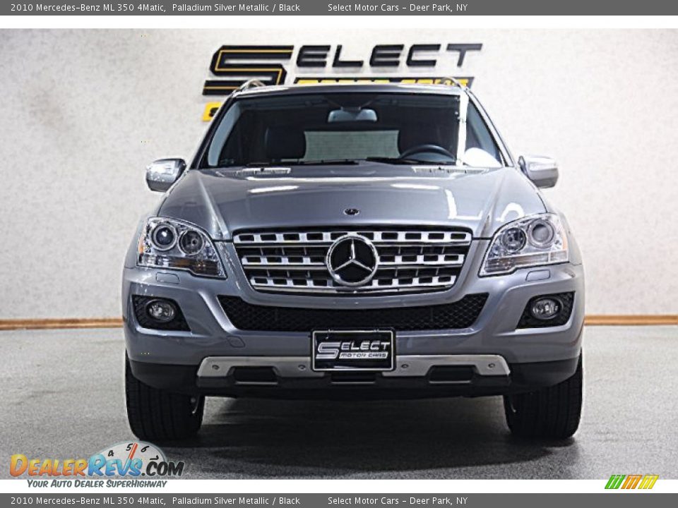 2010 Mercedes-Benz ML 350 4Matic Palladium Silver Metallic / Black Photo #2