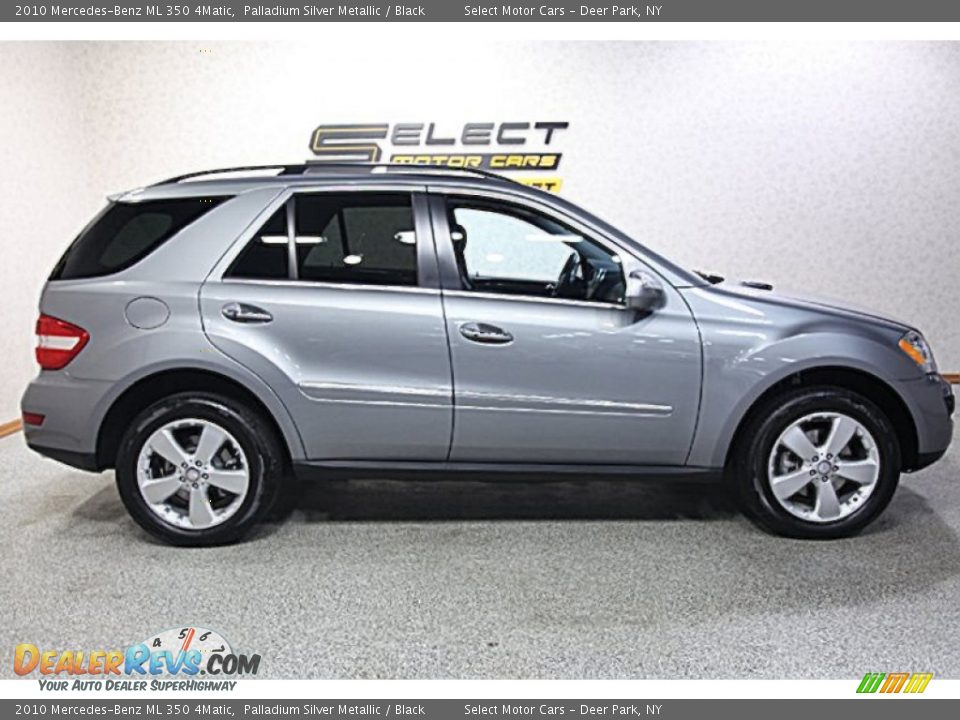 2010 Mercedes-Benz ML 350 4Matic Palladium Silver Metallic / Black Photo #4