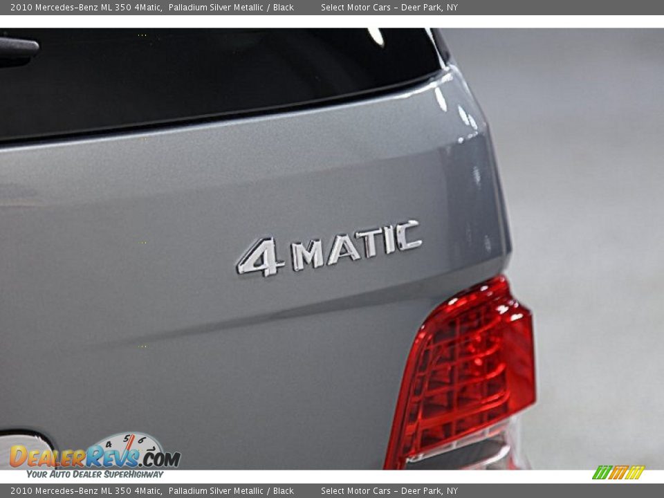 2010 Mercedes-Benz ML 350 4Matic Palladium Silver Metallic / Black Photo #6