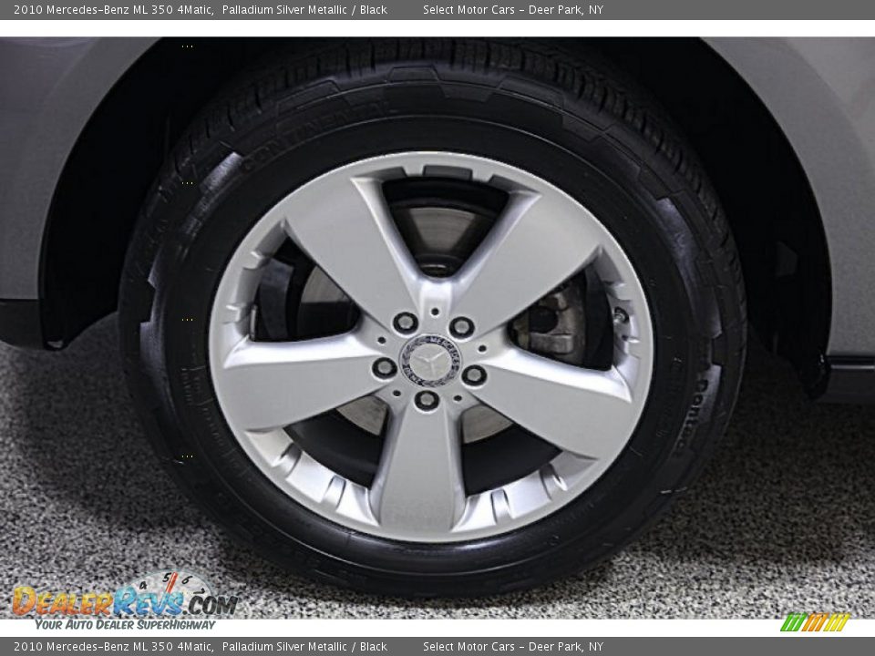 2010 Mercedes-Benz ML 350 4Matic Palladium Silver Metallic / Black Photo #7