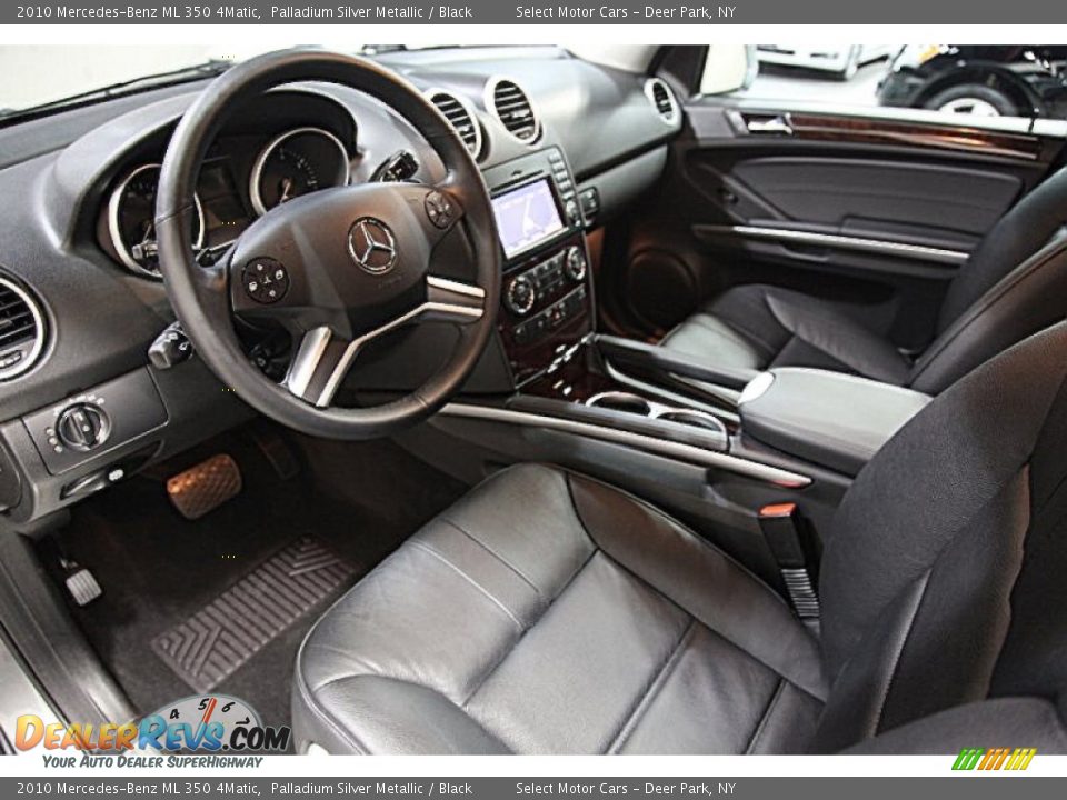 2010 Mercedes-Benz ML 350 4Matic Palladium Silver Metallic / Black Photo #9