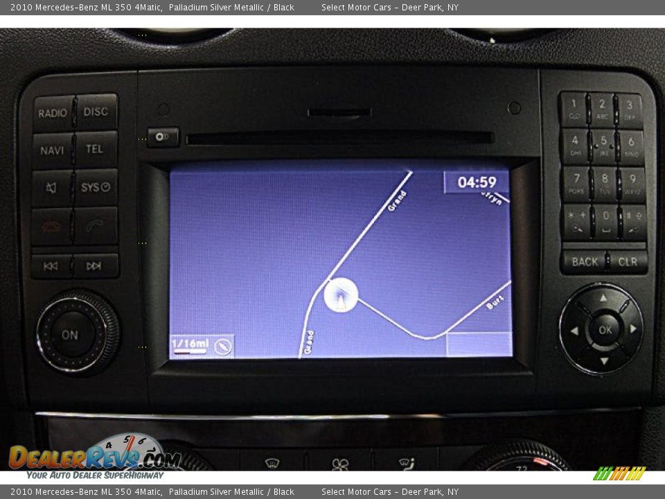 2010 Mercedes-Benz ML 350 4Matic Palladium Silver Metallic / Black Photo #10