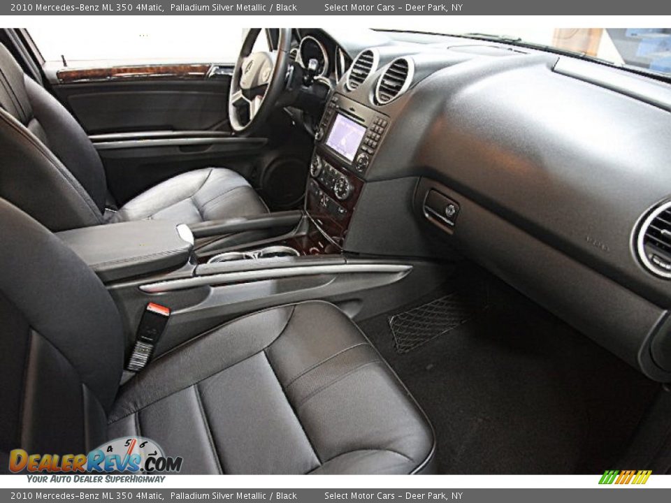 2010 Mercedes-Benz ML 350 4Matic Palladium Silver Metallic / Black Photo #13