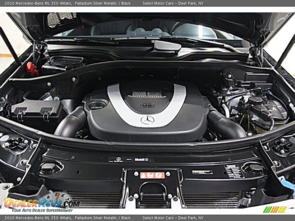 2010 Mercedes-Benz ML 350 4Matic Palladium Silver Metallic / Black Photo #15
