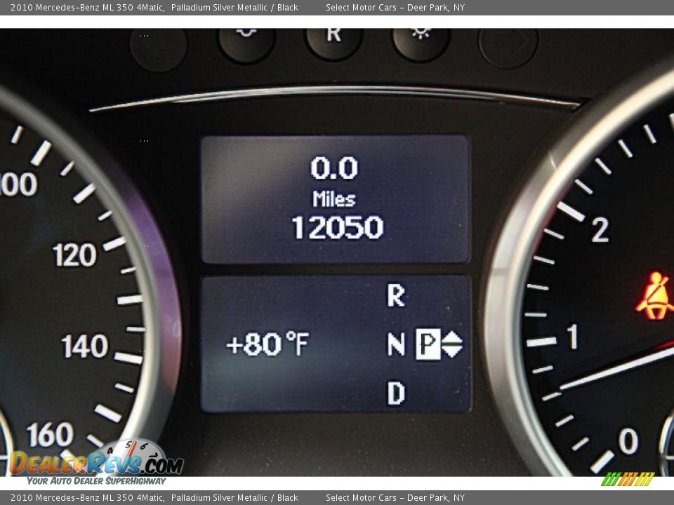2010 Mercedes-Benz ML 350 4Matic Palladium Silver Metallic / Black Photo #16