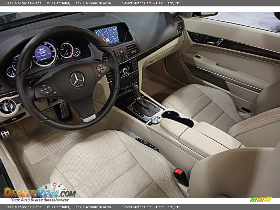2011 Mercedes-Benz E 350 Cabriolet Black / Almond/Mocha Photo #9