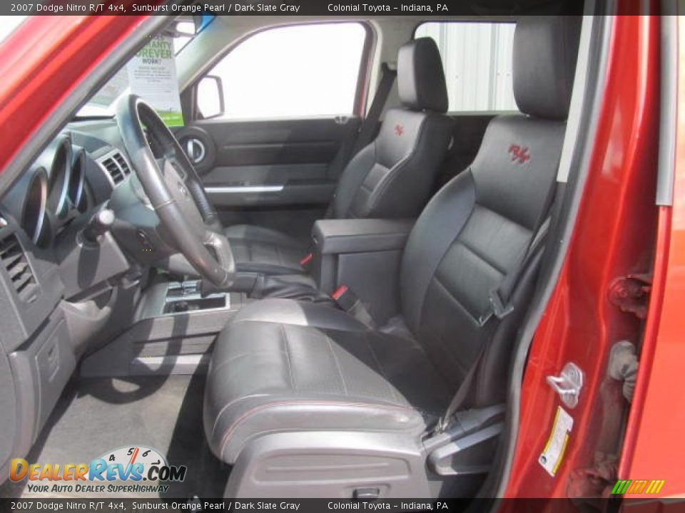 2007 Dodge Nitro R/T 4x4 Sunburst Orange Pearl / Dark Slate Gray Photo #4