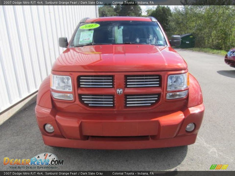 2007 Dodge Nitro R/T 4x4 Sunburst Orange Pearl / Dark Slate Gray Photo #12