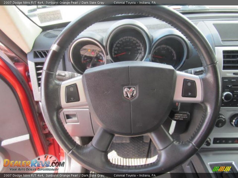 2007 Dodge Nitro R/T 4x4 Sunburst Orange Pearl / Dark Slate Gray Photo #13