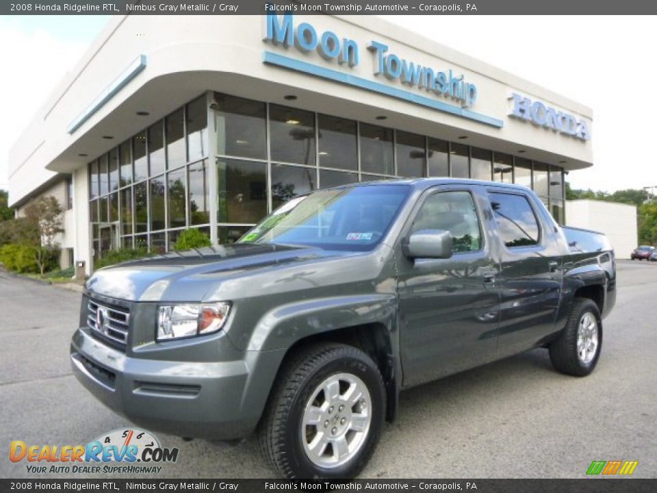 2008 Honda Ridgeline RTL Nimbus Gray Metallic / Gray Photo #1