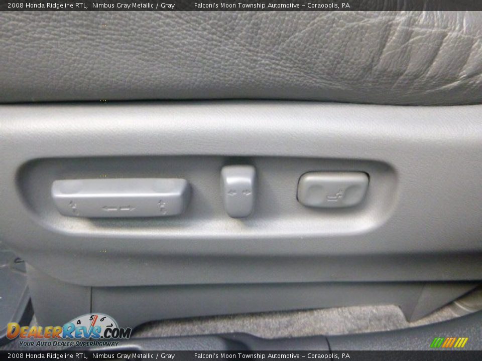 2008 Honda Ridgeline RTL Nimbus Gray Metallic / Gray Photo #21