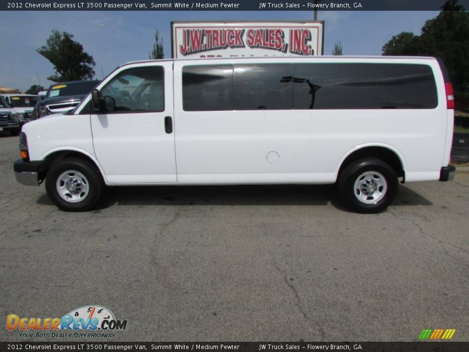2012 Chevrolet Express LT 3500 Passenger Van Summit White / Medium Pewter Photo #3