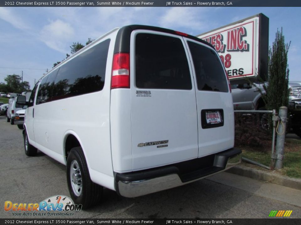2012 Chevrolet Express LT 3500 Passenger Van Summit White / Medium Pewter Photo #5