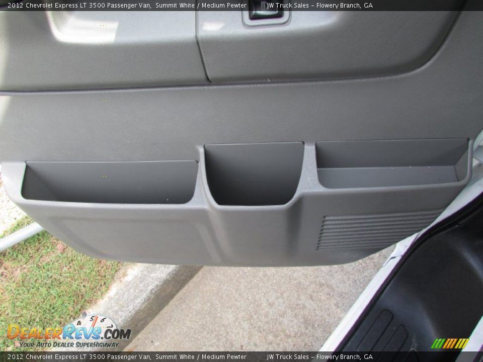 2012 Chevrolet Express LT 3500 Passenger Van Summit White / Medium Pewter Photo #16
