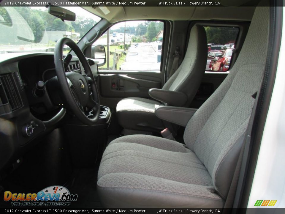 2012 Chevrolet Express LT 3500 Passenger Van Summit White / Medium Pewter Photo #18