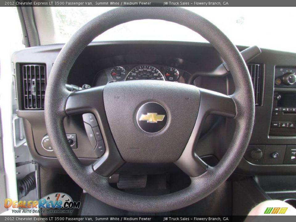 2012 Chevrolet Express LT 3500 Passenger Van Summit White / Medium Pewter Photo #19