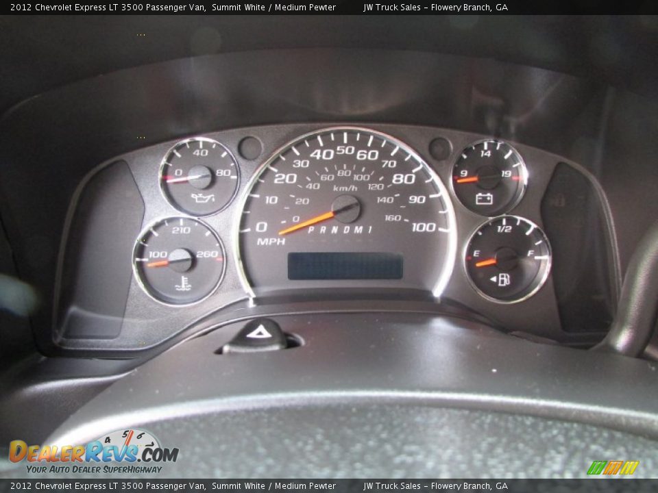 2012 Chevrolet Express LT 3500 Passenger Van Summit White / Medium Pewter Photo #23