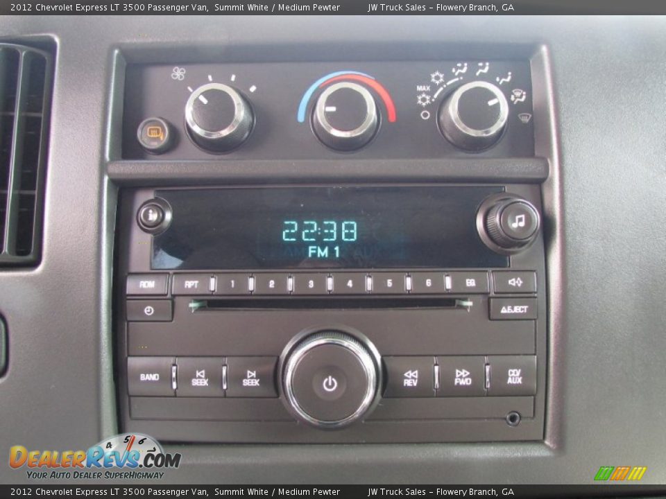 2012 Chevrolet Express LT 3500 Passenger Van Summit White / Medium Pewter Photo #26