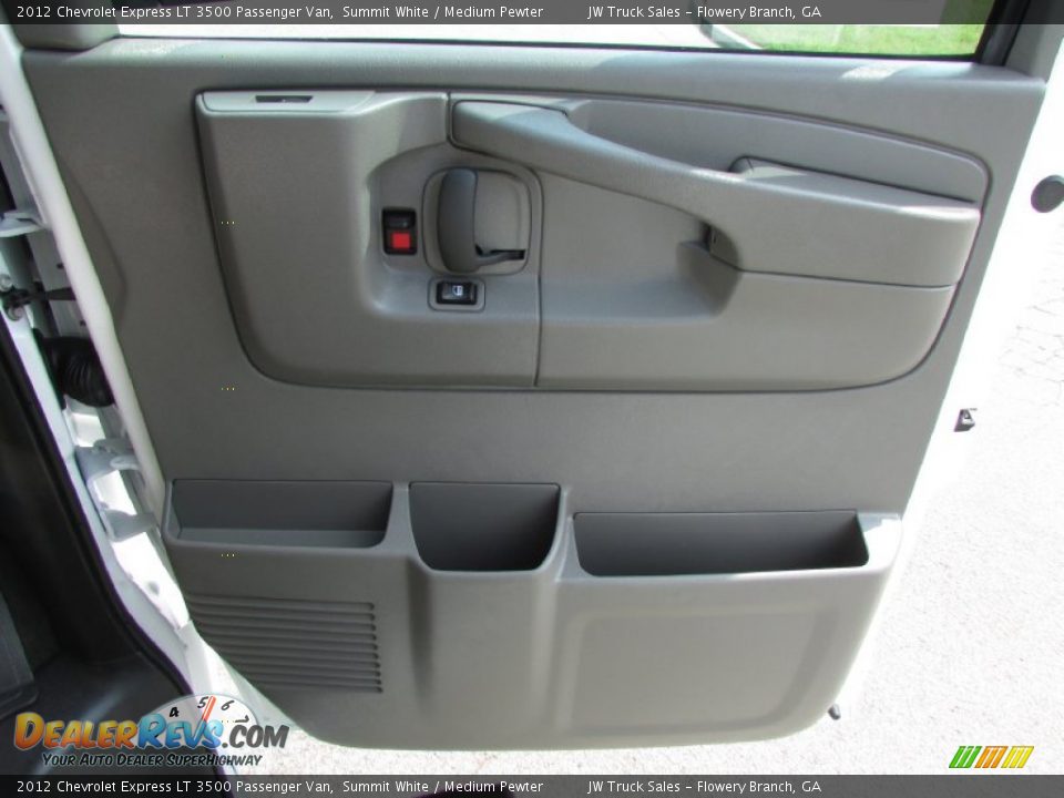 2012 Chevrolet Express LT 3500 Passenger Van Summit White / Medium Pewter Photo #33
