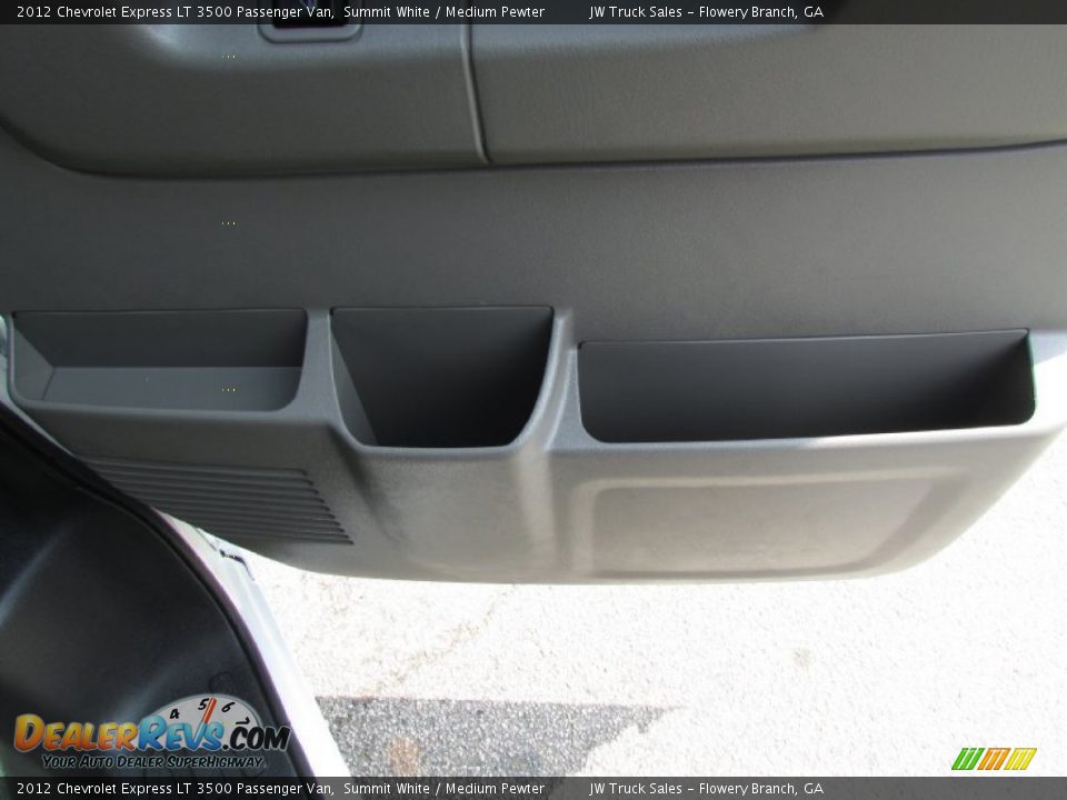 2012 Chevrolet Express LT 3500 Passenger Van Summit White / Medium Pewter Photo #36