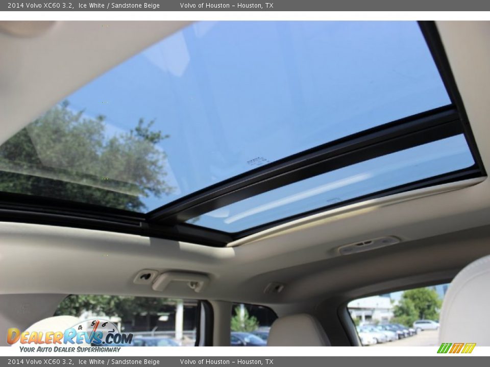 2014 Volvo XC60 3.2 Ice White / Sandstone Beige Photo #15