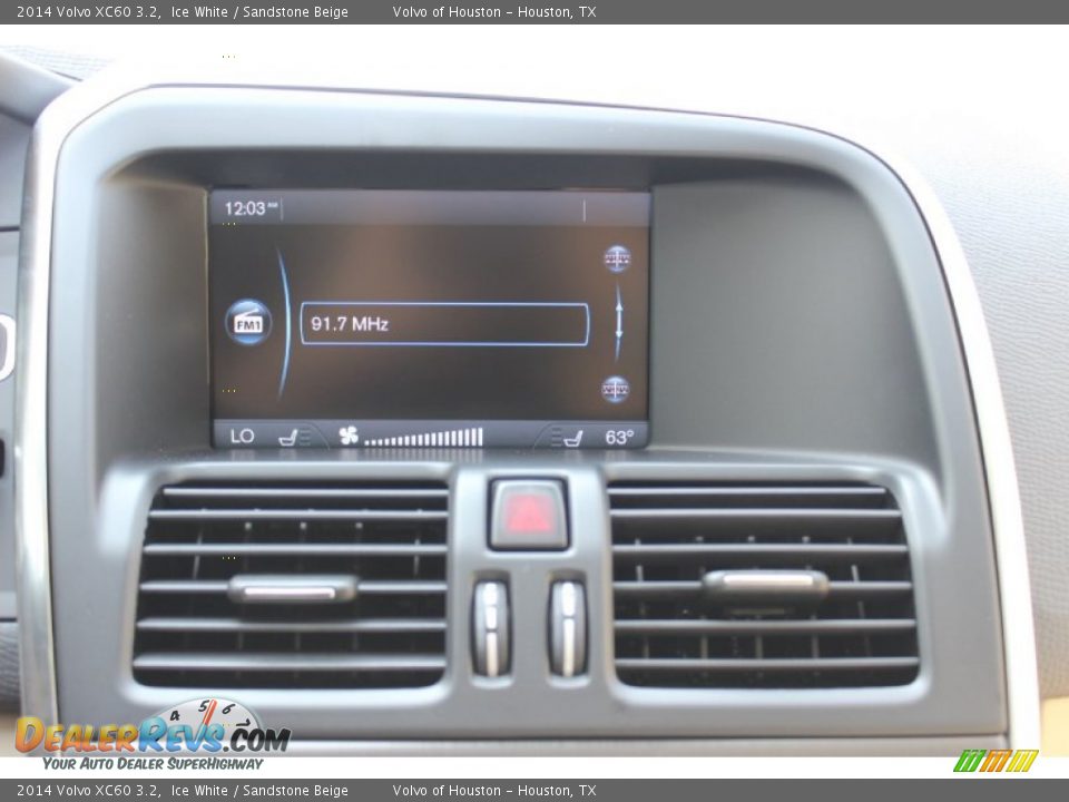 2014 Volvo XC60 3.2 Ice White / Sandstone Beige Photo #20