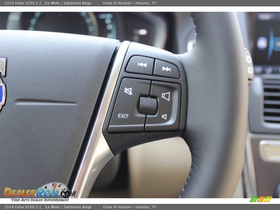 2014 Volvo XC60 3.2 Ice White / Sandstone Beige Photo #22