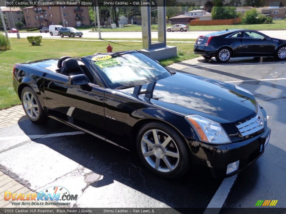 2005 Cadillac XLR Roadster Black Raven / Ebony Photo #3