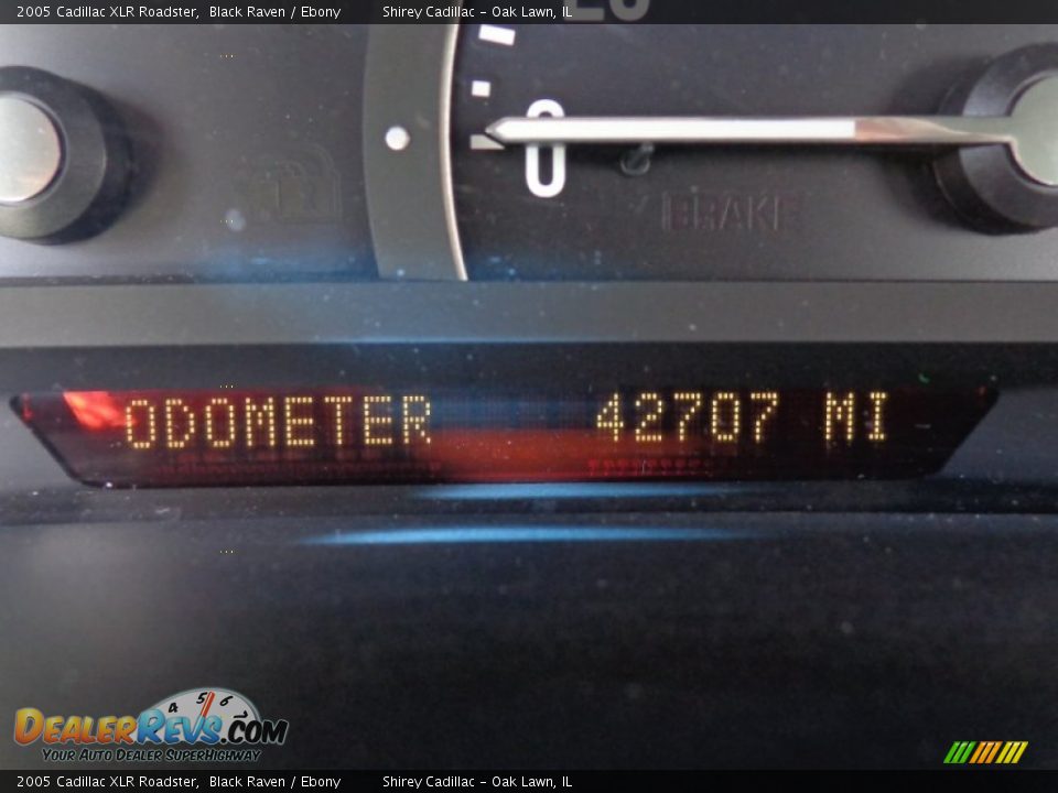 2005 Cadillac XLR Roadster Black Raven / Ebony Photo #16