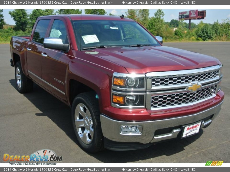 2014 Chevrolet Silverado 1500 LTZ Crew Cab Deep Ruby Metallic / Jet Black Photo #1