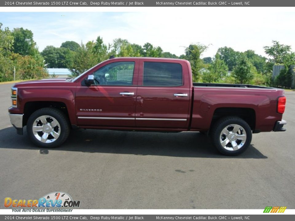 2014 Chevrolet Silverado 1500 LTZ Crew Cab Deep Ruby Metallic / Jet Black Photo #3