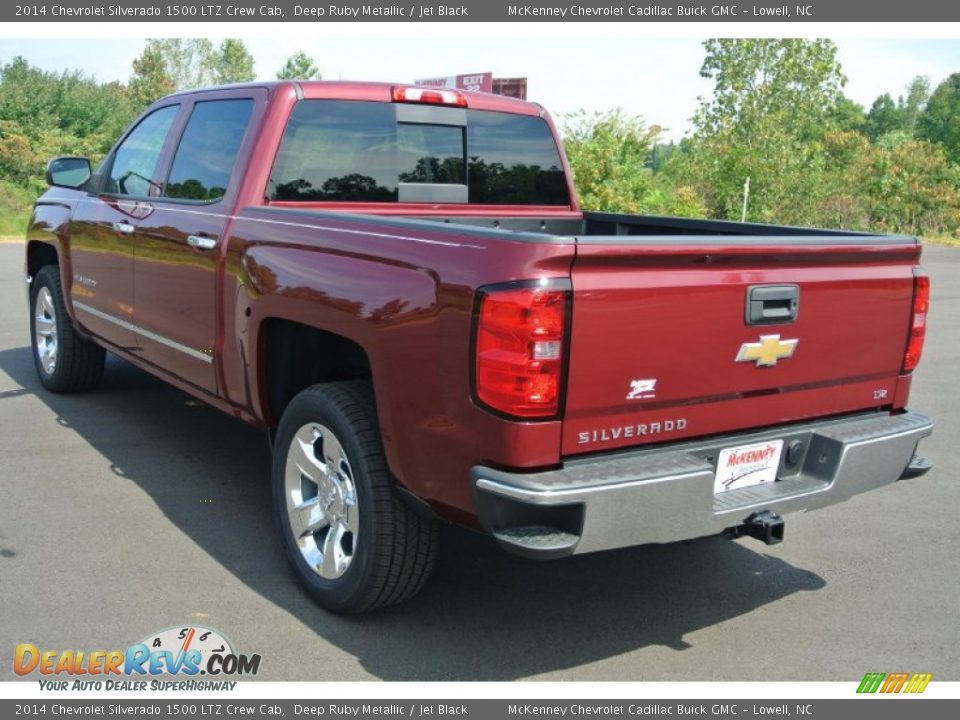 2014 Chevrolet Silverado 1500 LTZ Crew Cab Deep Ruby Metallic / Jet Black Photo #4
