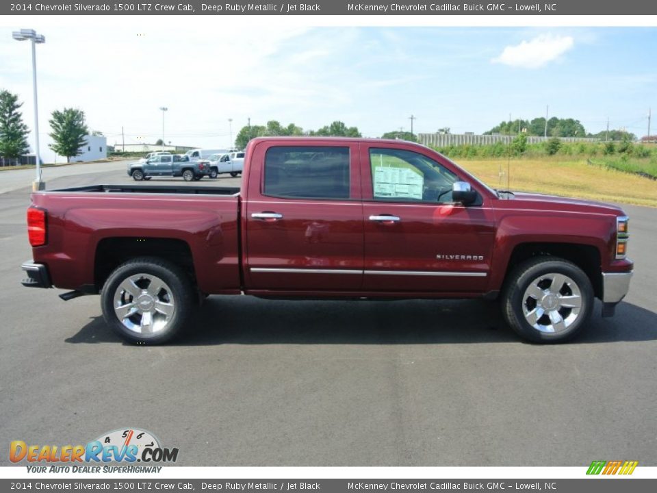 2014 Chevrolet Silverado 1500 LTZ Crew Cab Deep Ruby Metallic / Jet Black Photo #6