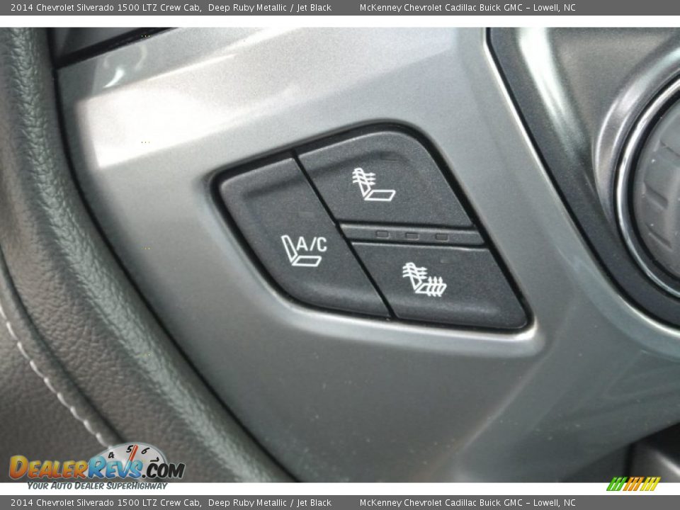 2014 Chevrolet Silverado 1500 LTZ Crew Cab Deep Ruby Metallic / Jet Black Photo #10