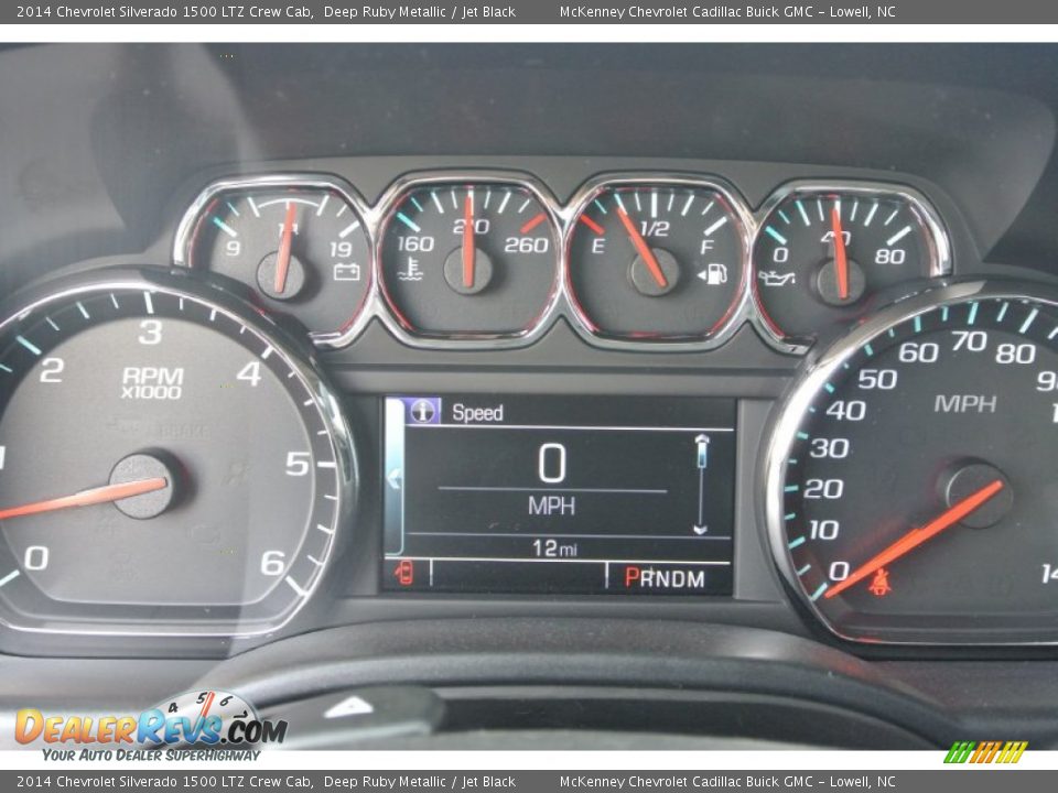2014 Chevrolet Silverado 1500 LTZ Crew Cab Deep Ruby Metallic / Jet Black Photo #14