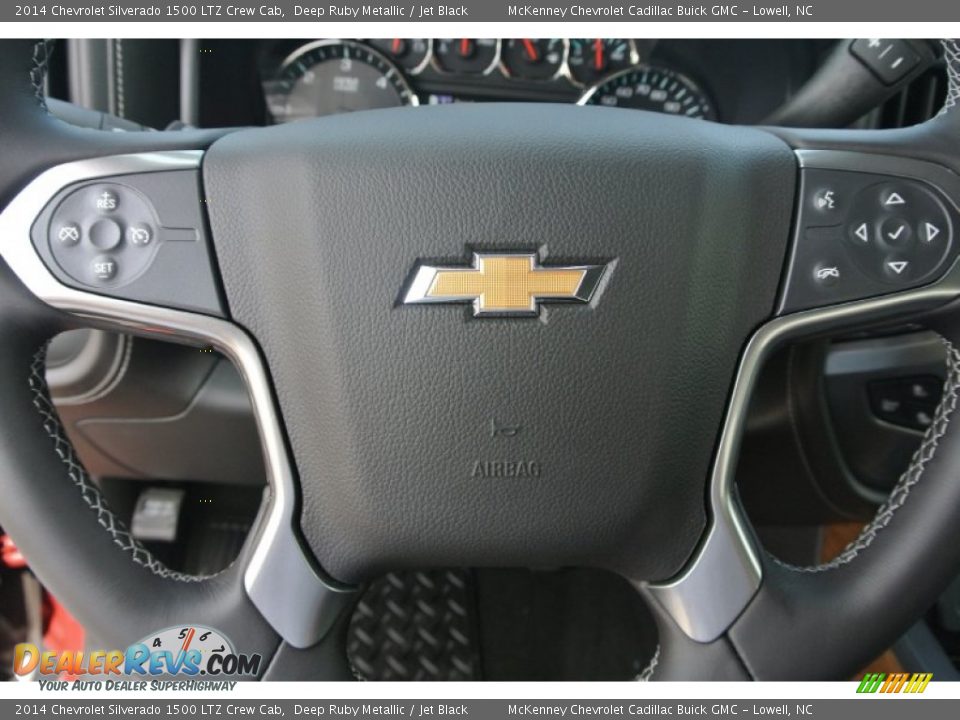 2014 Chevrolet Silverado 1500 LTZ Crew Cab Deep Ruby Metallic / Jet Black Photo #15