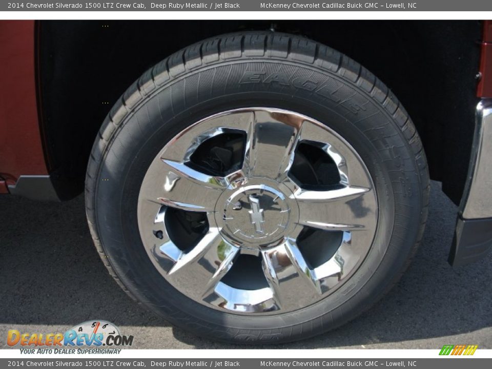 2014 Chevrolet Silverado 1500 LTZ Crew Cab Deep Ruby Metallic / Jet Black Photo #20