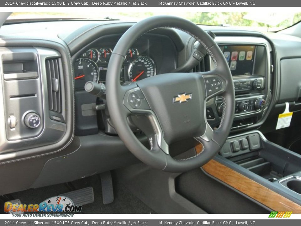 2014 Chevrolet Silverado 1500 LTZ Crew Cab Deep Ruby Metallic / Jet Black Photo #22