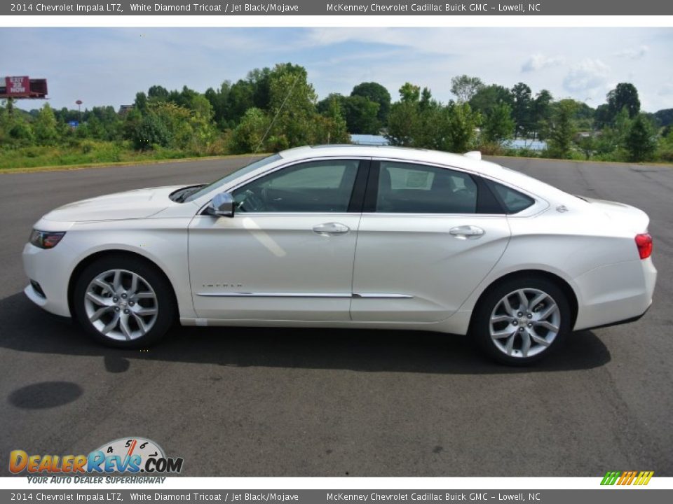 White Diamond Tricoat 2014 Chevrolet Impala LTZ Photo #3